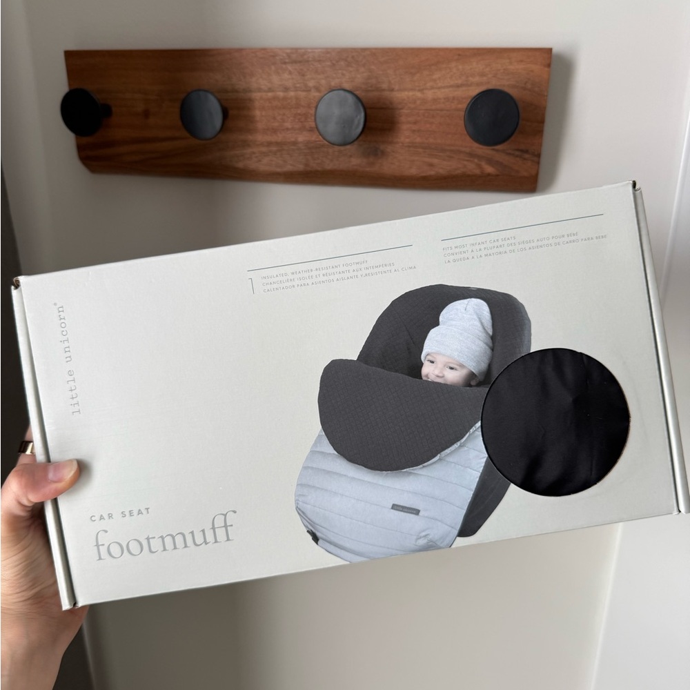 Little Unicorn Car Seat Footmuff - Black